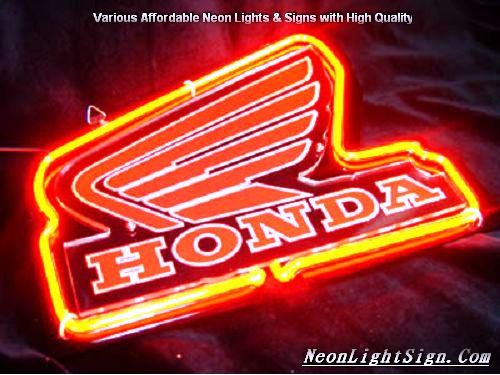 Honda Logo Automobile Neon Bar Light Sign Vehicles Neon Signs