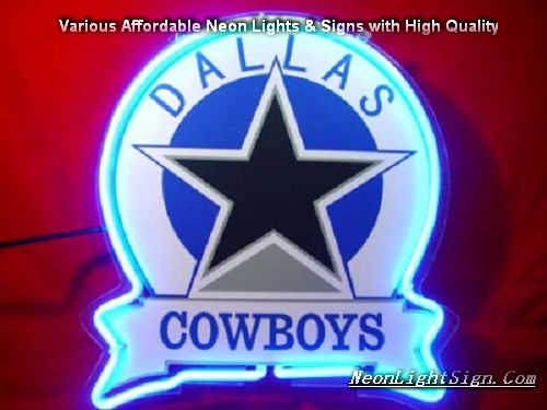 NFL Dallas Cowboys 3D Neon Sign Beer Bar Light
