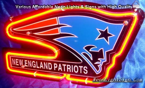 NFL New England Patriots 3D Neon Sign Beer Bar Light