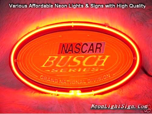 NASCAR Nationwide Series 3D Beer Bar Neon Light Sign