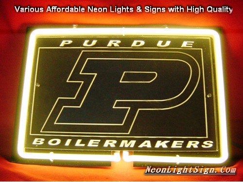 NCAA PURDUE UNIVERSITY BOILERMAKERS 3D Beer Bar Neon Light Sign