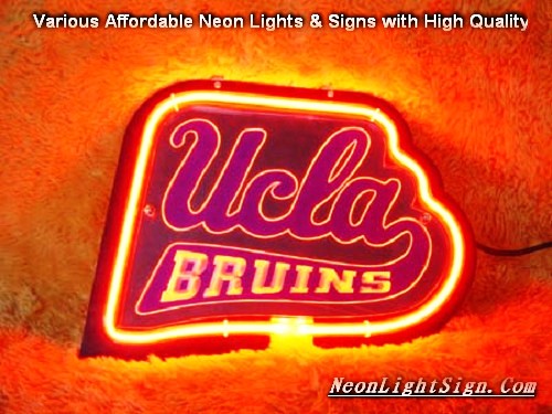 NCAA UCLA Bruins 3D Beer Bar Neon Light Sign