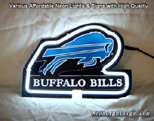 NFL Buffalo Bills 3D Beer Bar Neon Light Sign