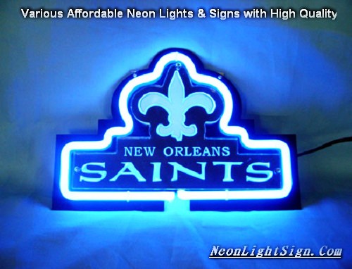 NFL NEW ORLEANS SAINTS 3D Beer Bar Neon Light Sign