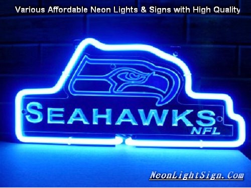 NFL SEATTLE SEAHAWKS 3D Beer Neon Light Sign - NFL - NeonLightSign.Com