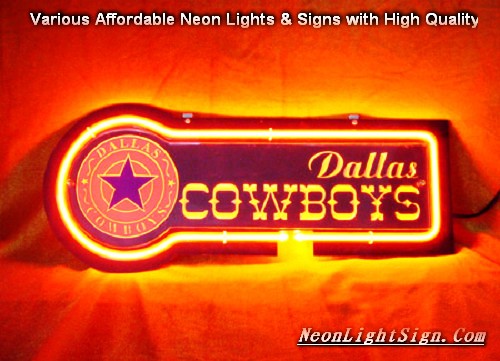 NFL Dallas Cowboys 3D Beer Bar Neon Light Sign