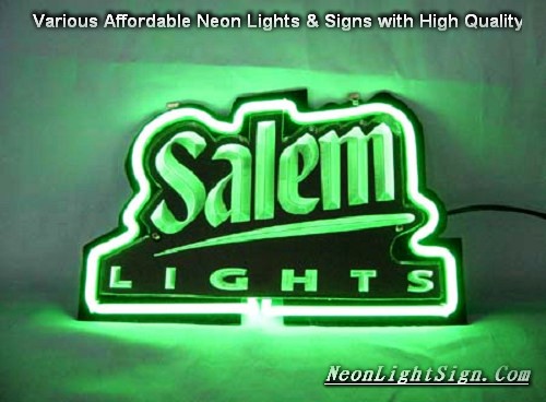 SALEM LIGHTS 3D Beer Bar Neon Light Sign