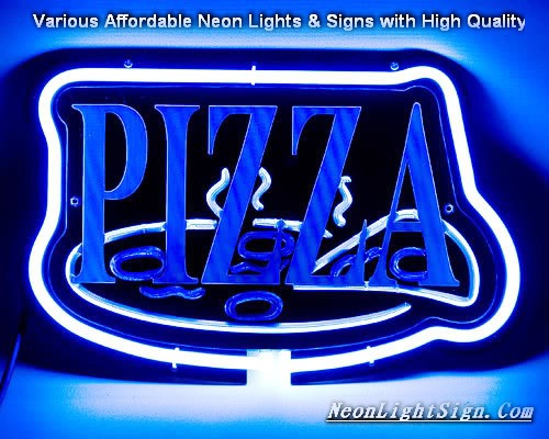 Pizza Cafe 3D Beer Bar Neon Light Sign