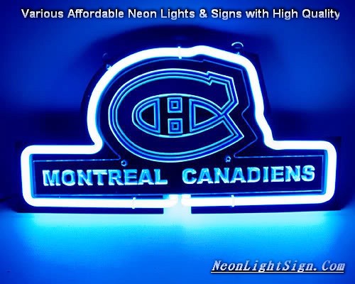 NHL Montreal Canadiens 3D Beer Bar Neon Light Sign