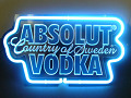 Absolut Vodka 3D Beer Bar Neon Light Sign