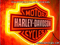 Harley Davidson Motor Cycle Neon Light Sign