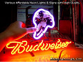 NFL Chicago Bears Walter Payton Budweiser Beer Bar Neon Light Sign