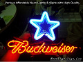 NFL Dallas Cowboys Budweiser Beer Bar Neon Light Sign