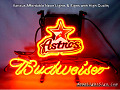 MLB Houston Astros Budweiser Beer Bar Neon Light Sign