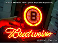 NHL Boston Bruins Budweiser Beer Bar Neon Light Sign