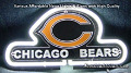 NFL Chicago Bears 3D Neon Sign Beer Bar Light