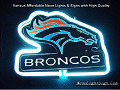 NFL Denver Broncos 3D Neon Sign Beer Bar Light