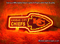 NFLKansas City Chiefs 3D Neon Sign Beer Bar Light