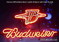 NBA Golden State Warriors Budweiser Beer Bar Neon Light Sign