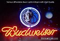 NBA Dallas Mavericks Budweiser Beer Bar Neon Light Sign