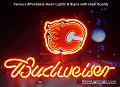 NHL CALGARY FLAMES Budweiser Beer Bar Neon Light Sign