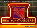 NHL NEW YORK RANGERS Hockey Budweiser Beer Bar Neon Light Sign