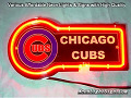 MLB CHICAGO CUBS 3D Beer Bar Neon Light Sign