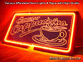 Espresso Cappuccino 3D Beer Bar Neon Light Sign