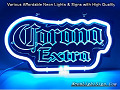 Corona Extra Road 3D Beer Bar Neon Light Sign
