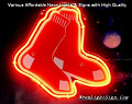 NFL Boston Red Sox 3D Beer Bar Neon Light Sign