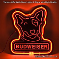 Budweiser Spuds 3D Beer Bar Neon Light Sign