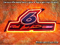 NASCAR #6 MARK MARTIN 3D Beer Bar Neon Light Sign