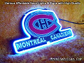 NHL Montreal Canadiens 3D Beer Bar Neon Light Sign