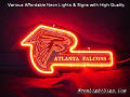 NFL ATLANTA FALCONS 3D Beer Bar Neon Light Sign