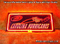 NFL Carolina Hurricanes 3D Beer Bar Neon Light Sign
