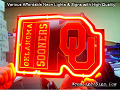 NCAA OKLAHOMA SOONERS UO 3D Beer Bar Neon Light Sign
