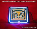 NCAA University of TEXAS Longhorns 3D Beer Bar Neon Light Sign