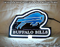 NFL Buffalo Bills 3D Beer Bar Neon Light Sign