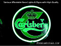 Carlsberg 3D Beer Bar Neon Light Sign