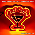 Cocktails 3D Beer Bar Neon Light Sign