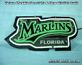 MARLINS FLORIDA 3D Beer Bar Neon Light Sign