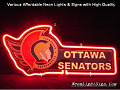 NHL OTTAWA SENATORS 3D Beer Bar Neon Light Sign