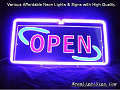OPEN 3D Beer Bar Neon Light Sign