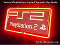 Sony PS2 3D Beer Bar Neon Light Sign